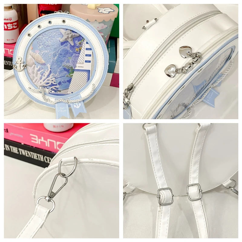 Y2K Transparent Ita Crossbody Bag