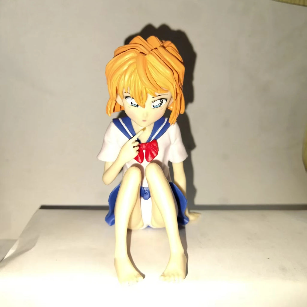 Anime figurine+car mounted+decorative ornaments+ST Detective Conan-Q version Ai Haibara