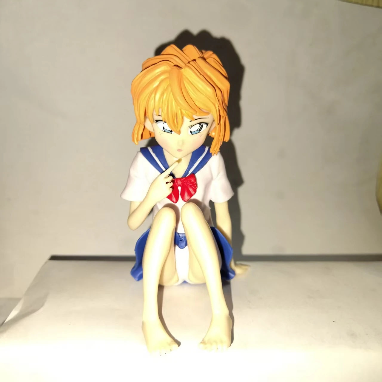Anime figurine+car mounted+decorative ornaments+ST Detective Conan-Q version Ai Haibara