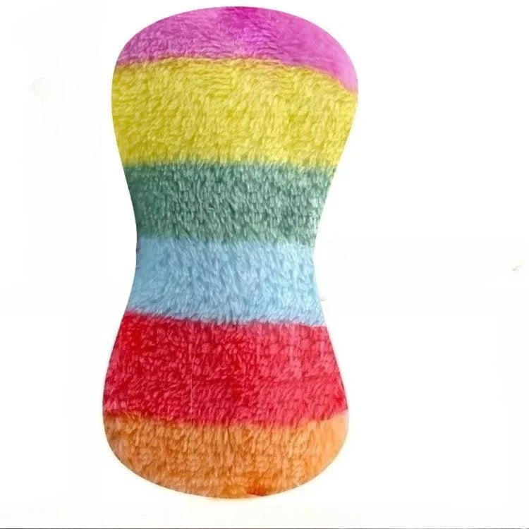 Corduroy Animal Squeaky Dog Toy