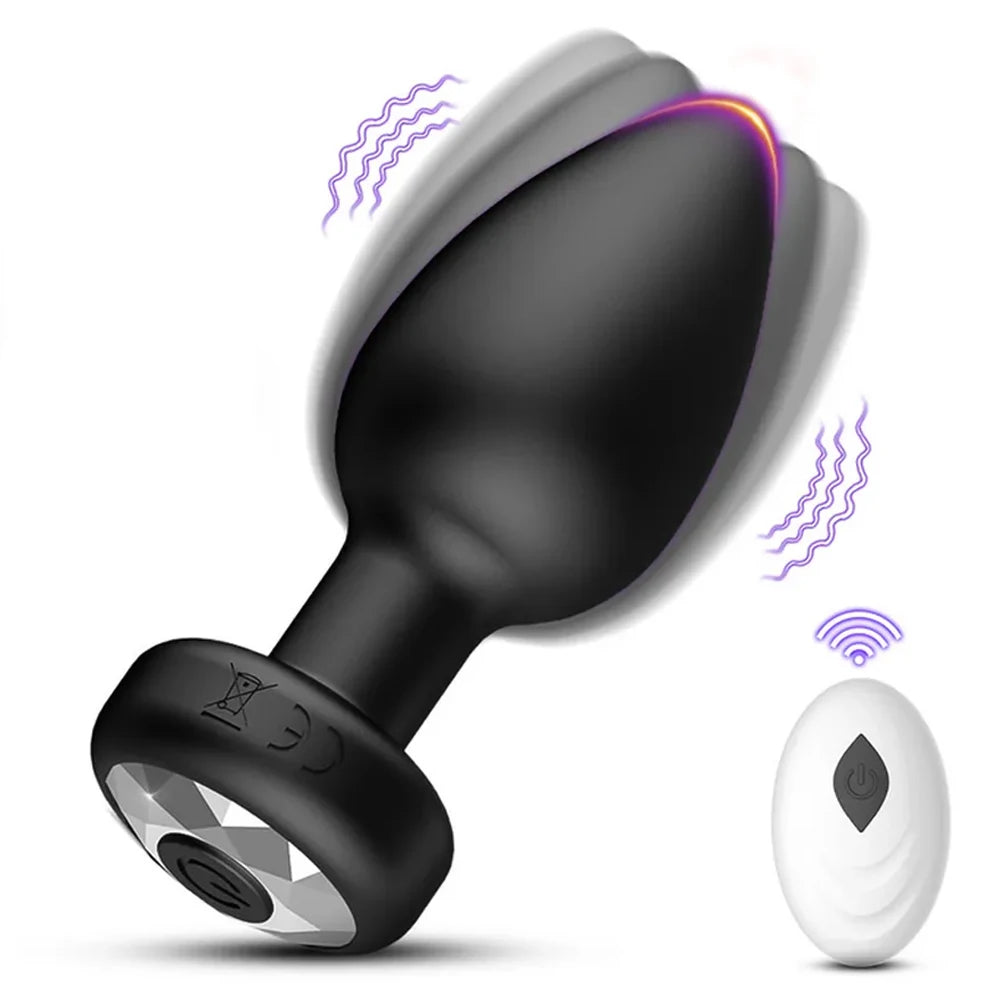 App-Controlled Remote Vibrating Anal Plug