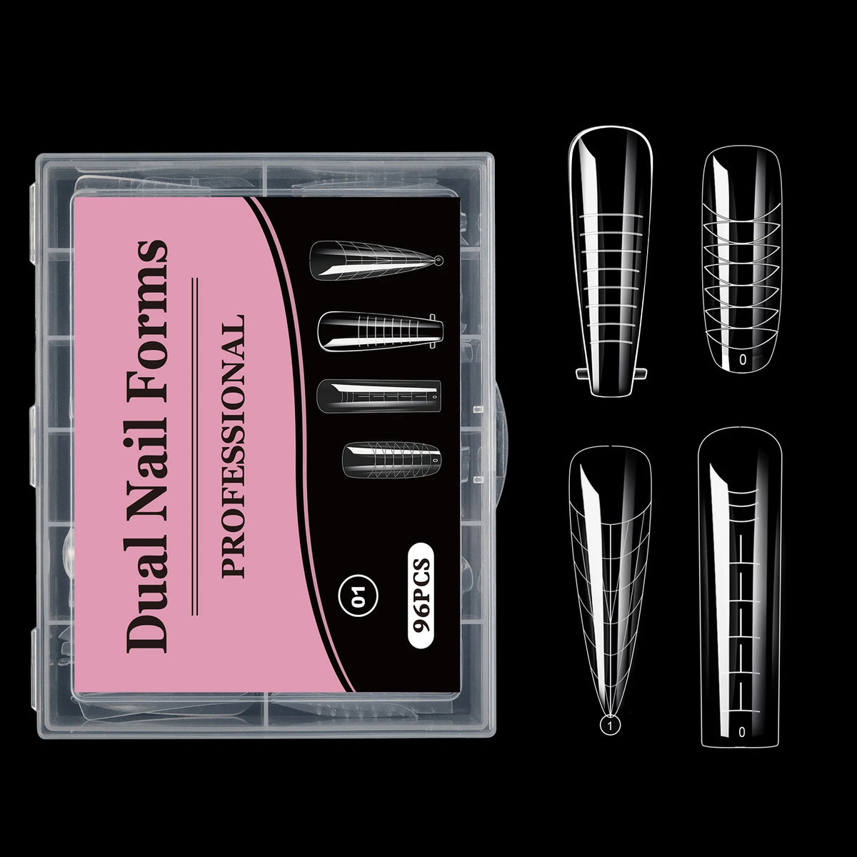 Full-Cover Acrylic Nail Extension Tips
