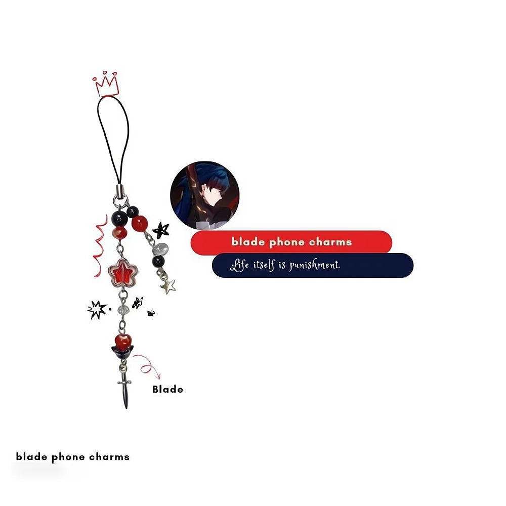 Honkai: Star Rail Character-Inspired Phone Charm