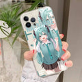 Kawaii H-Hatsune Miku Phone Case For IPhone 17 16 15 14 13 11 12 Pro Max 16 Plus Transparent