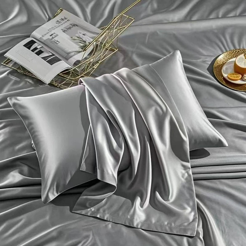2-Piece Soft Satin Pillowcase Set