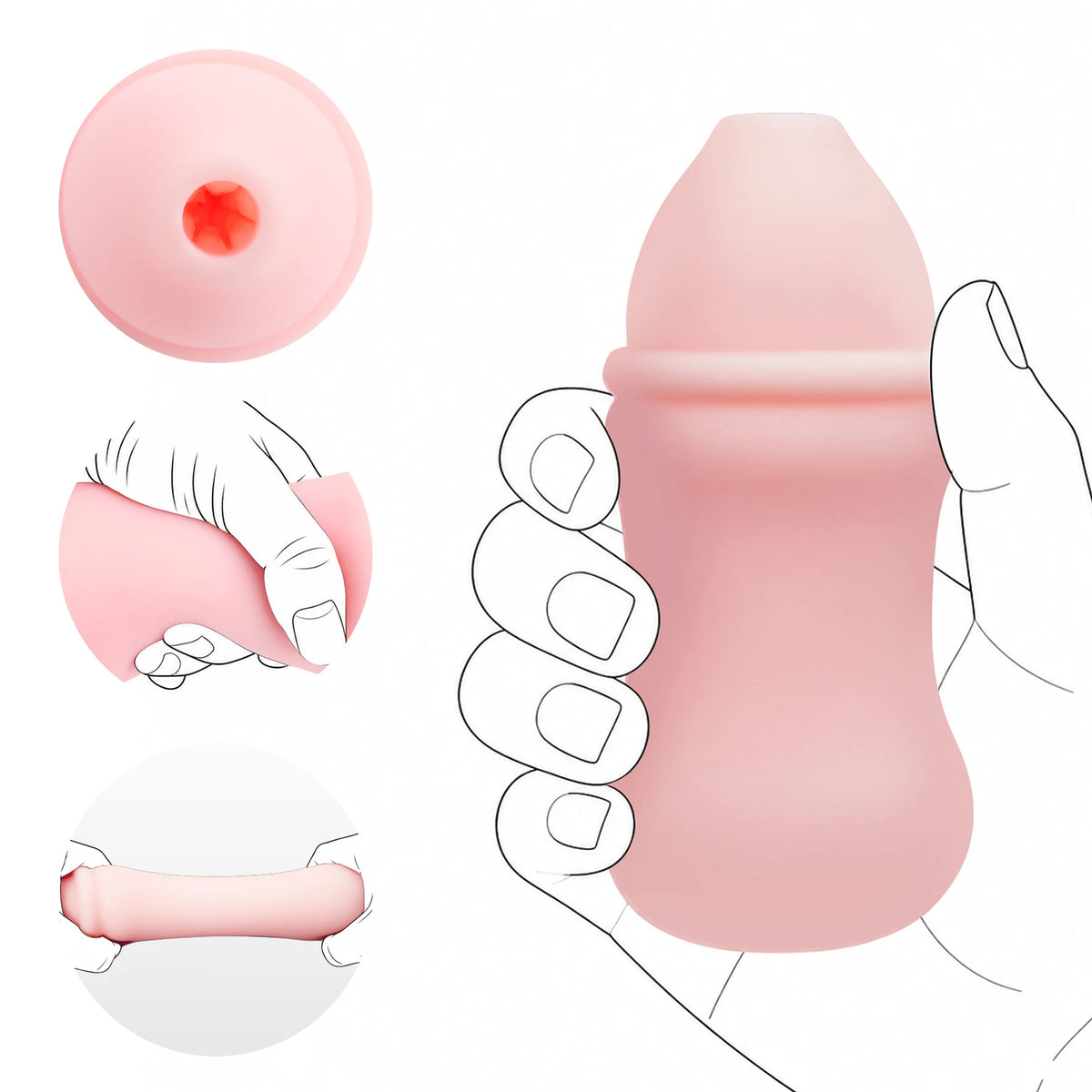 3D Textured Male Stroker Cup