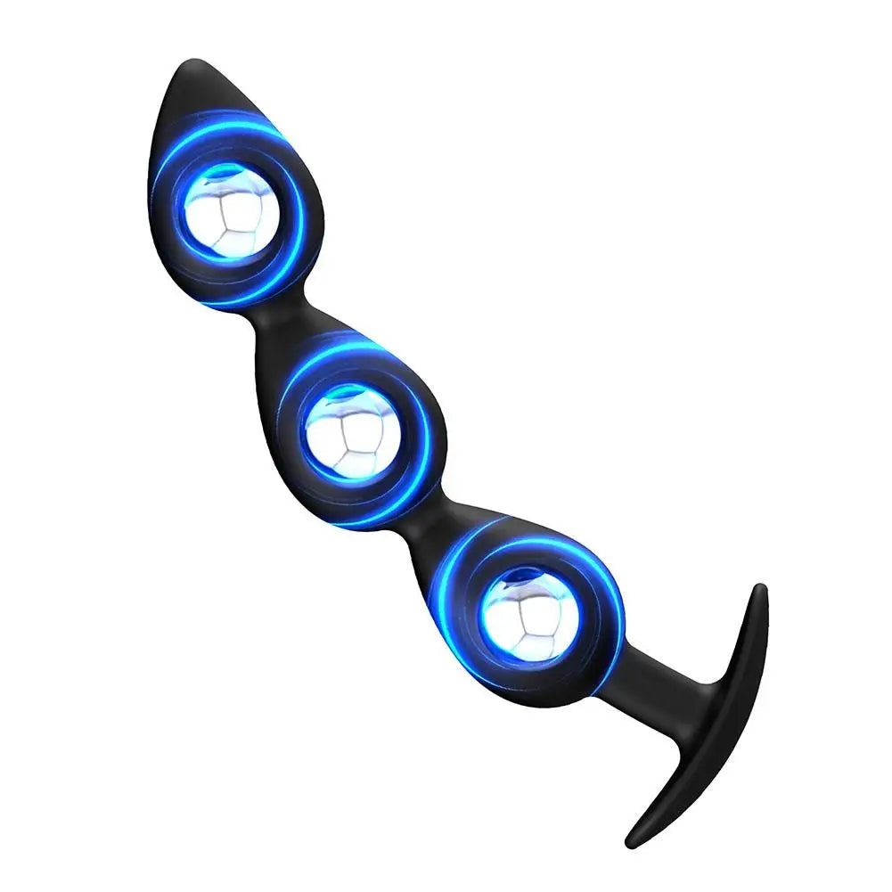 Wearable Anal Plug with Internal Steel Balls