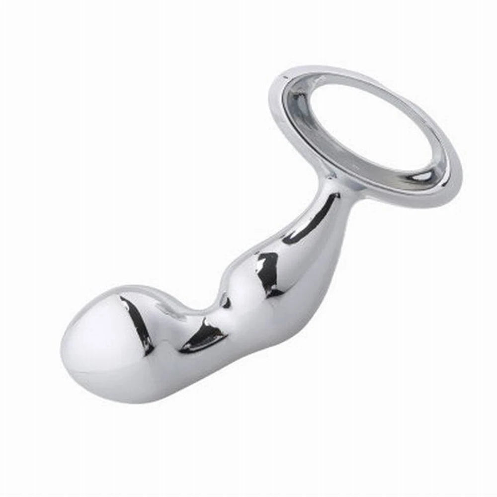 Stainless Steel Beaded Anal Plug