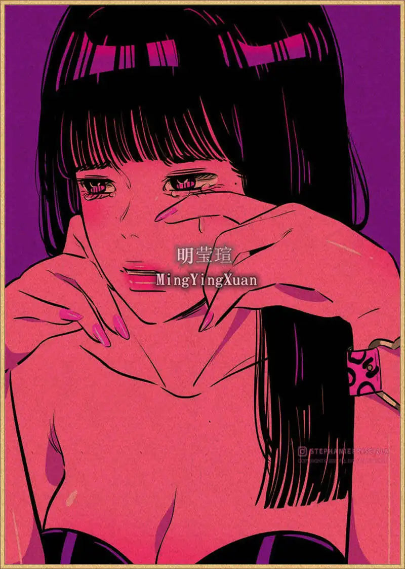Japanese Anime 4K-Style Decorative Wall Poster