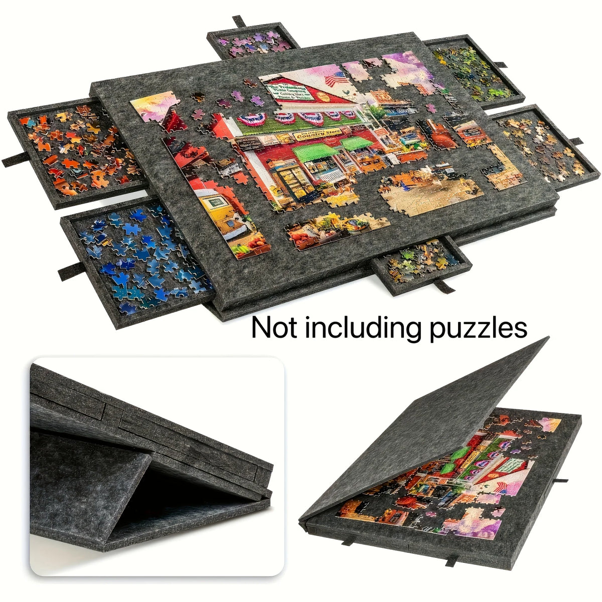 6-Drawer Collapsible Storage Organizer with Felt Top