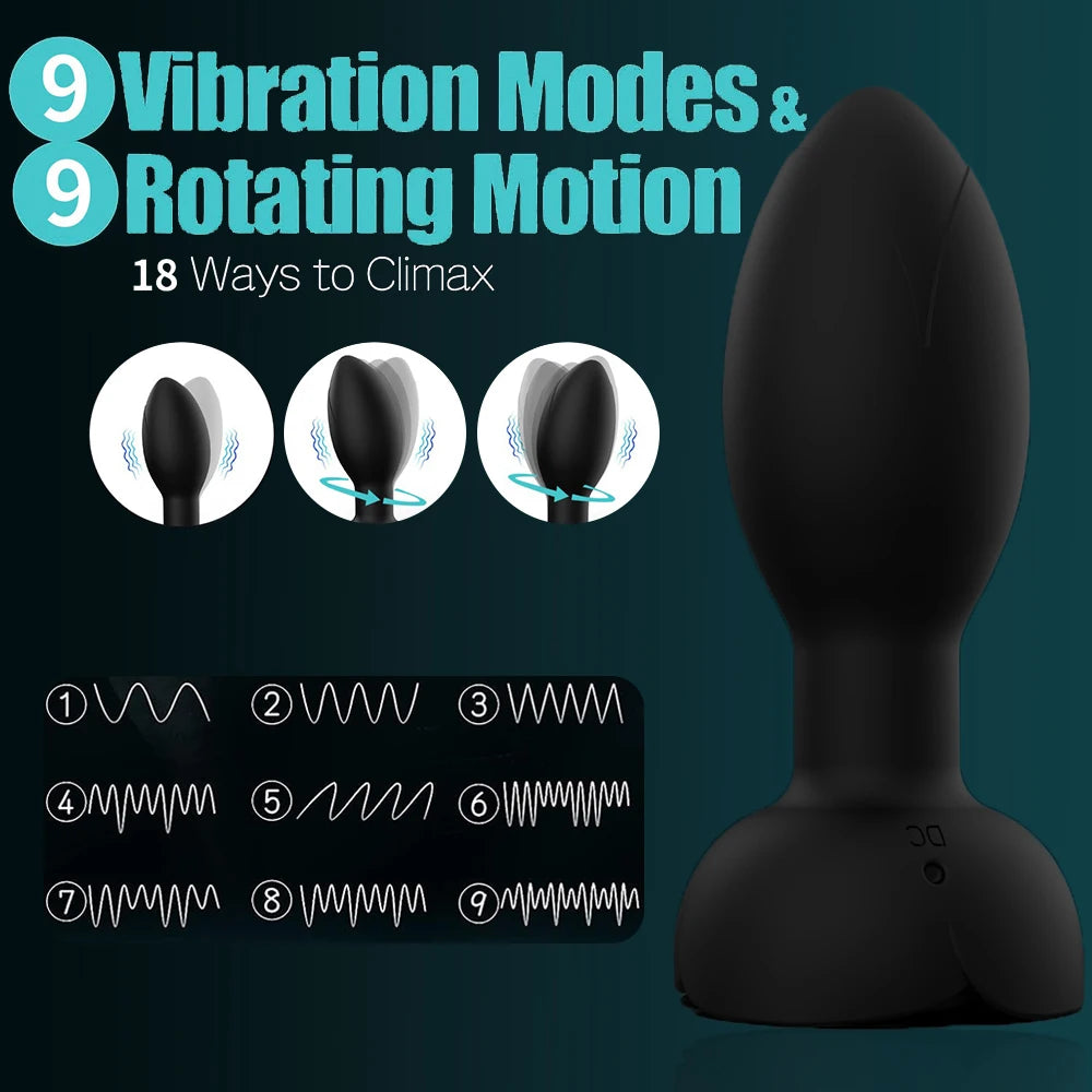 360° Rotating 10-Mode Prostate Massager