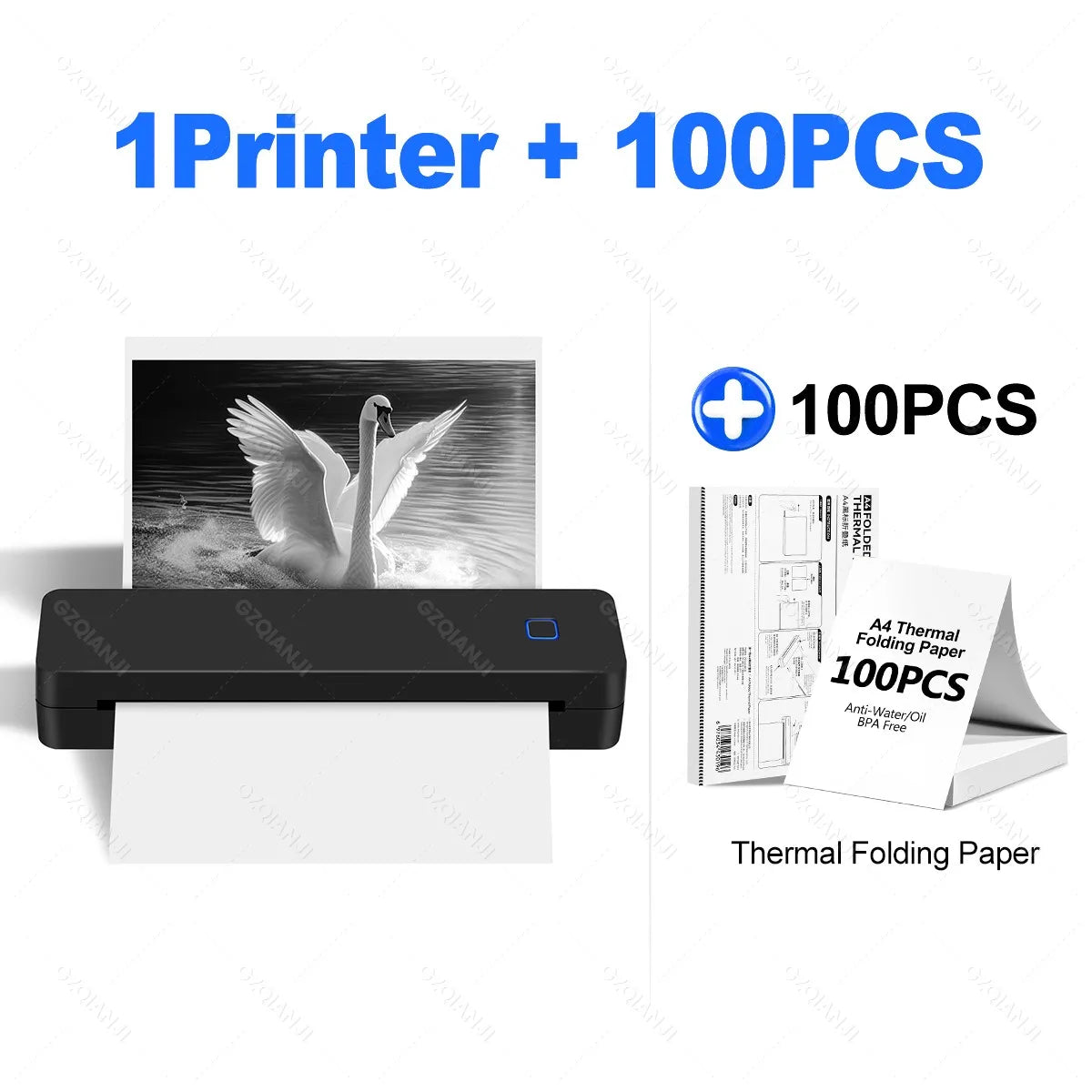 Portable A4 Bluetooth Thermal Printer