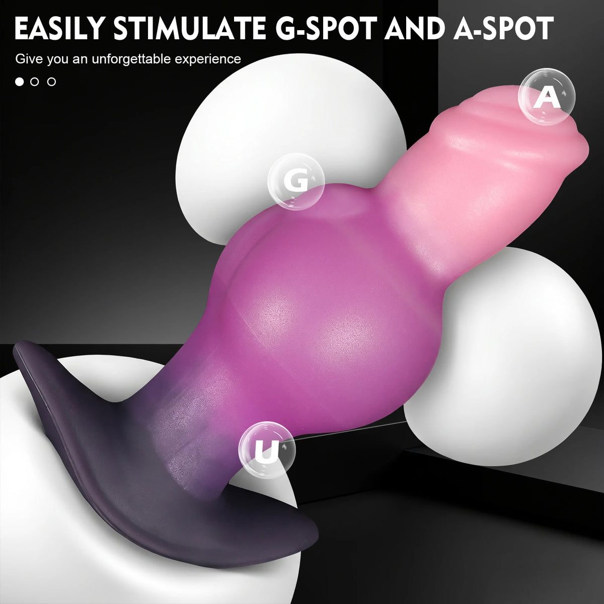 Wearable Large-Knot Anal Plug