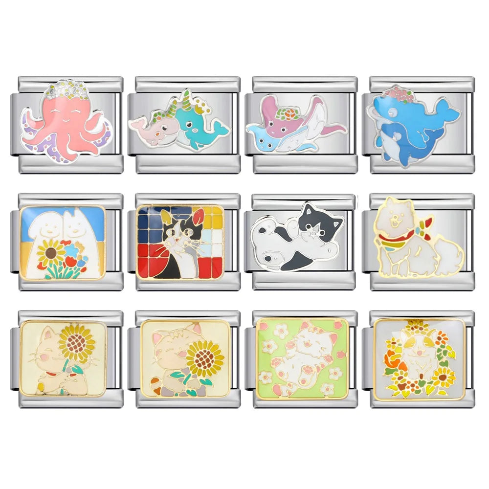 Animal Italian Charm Bracelet – 9mm Links