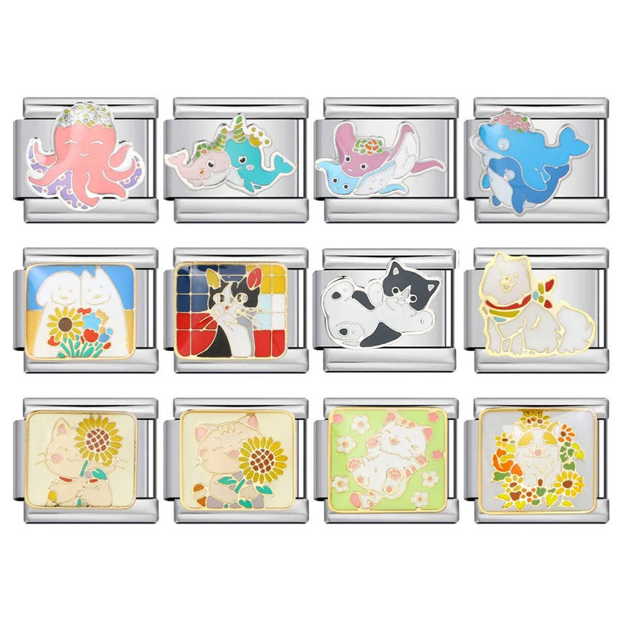 Animal Italian Charm Bracelet – 9mm Links