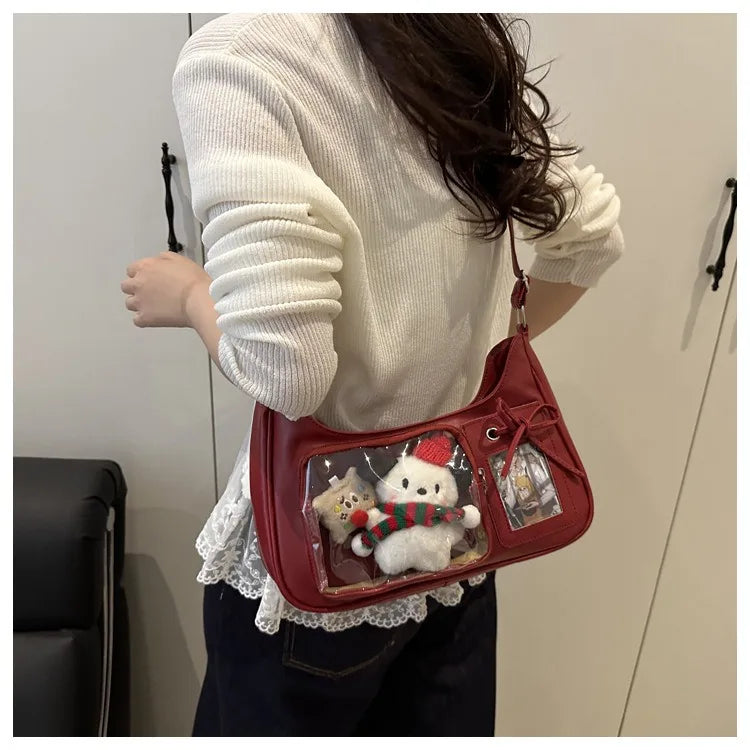 Harajuku Transparent Ita Shoulder Bag