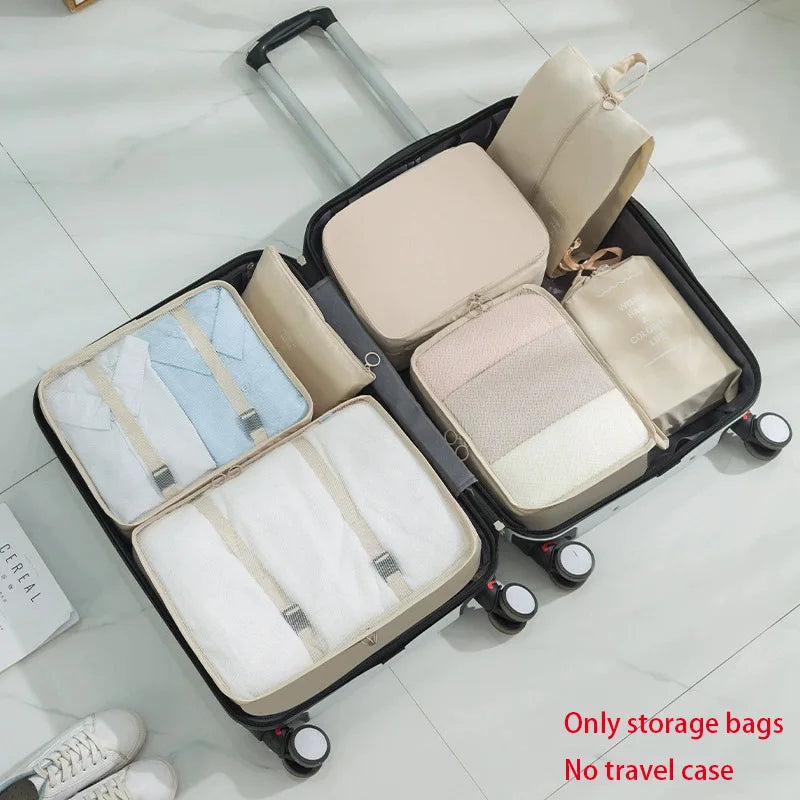 7-Piece Travel Packing Cube Set