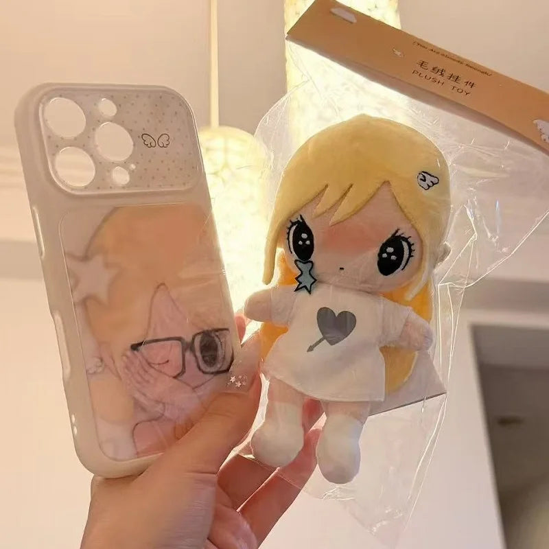 Kawaii Plush Anime-Style Doll Bag Charm Keychain