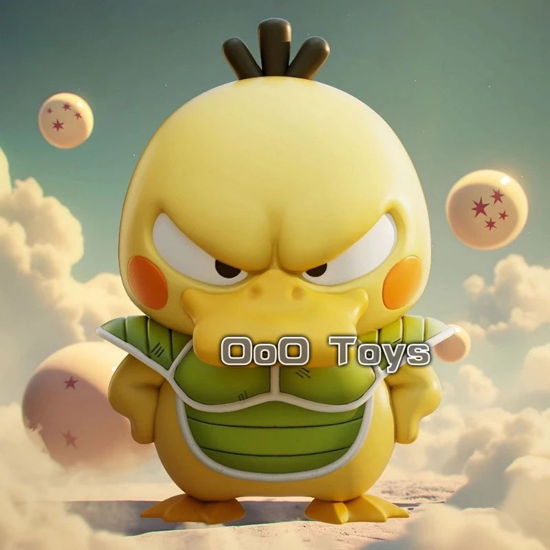 10-12cm Anime Figure Dragon Ball Z Cell Cosplay Psyduck Action Figure Toys Halloween Gift Doll