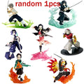 Demon Slayer Anime Character Kamado Tanjirou Iguro Obanai Nezuko Hinokami Kagura Figurine Toys Model Decor Gift
