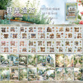 54-Piece Kawaii Scrapbooking Sticker & Paper Set