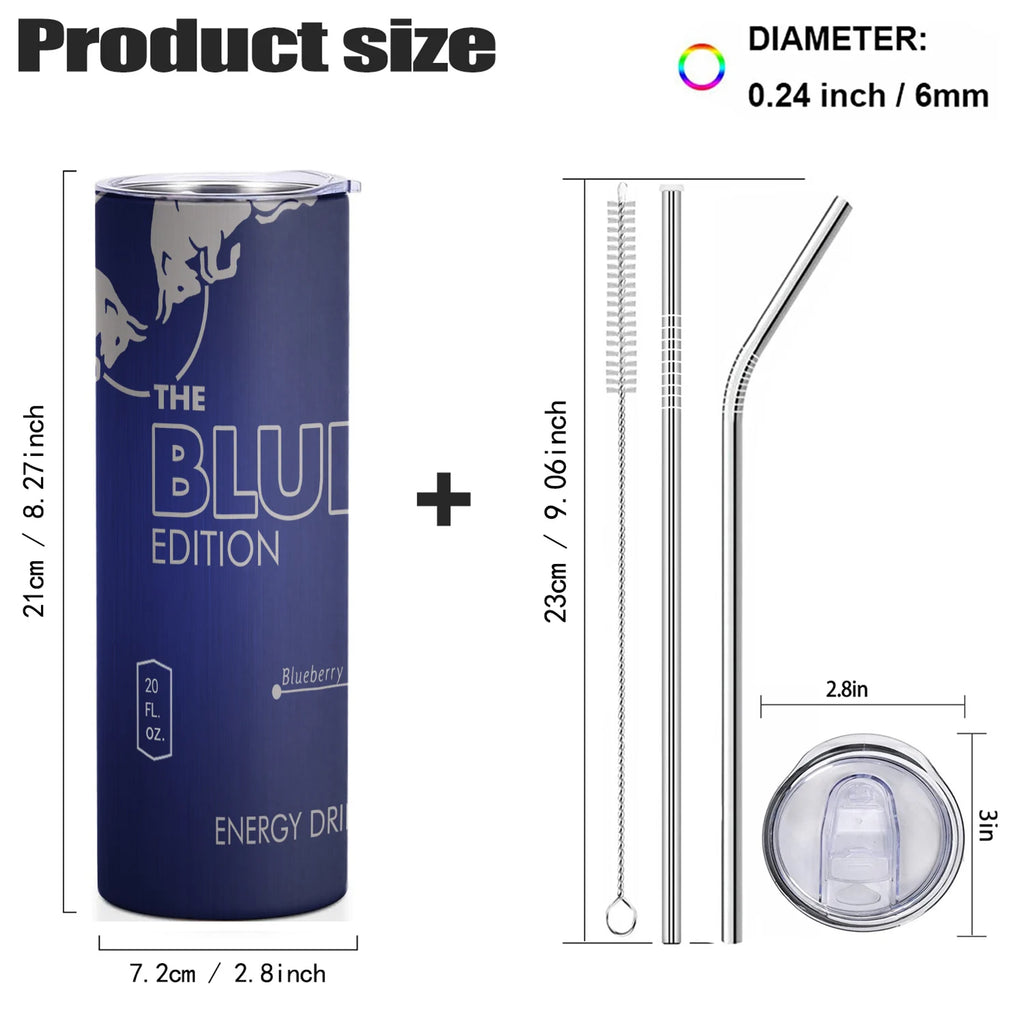 20 oz Coconut Berry Print Stainless Steel Tumbler
