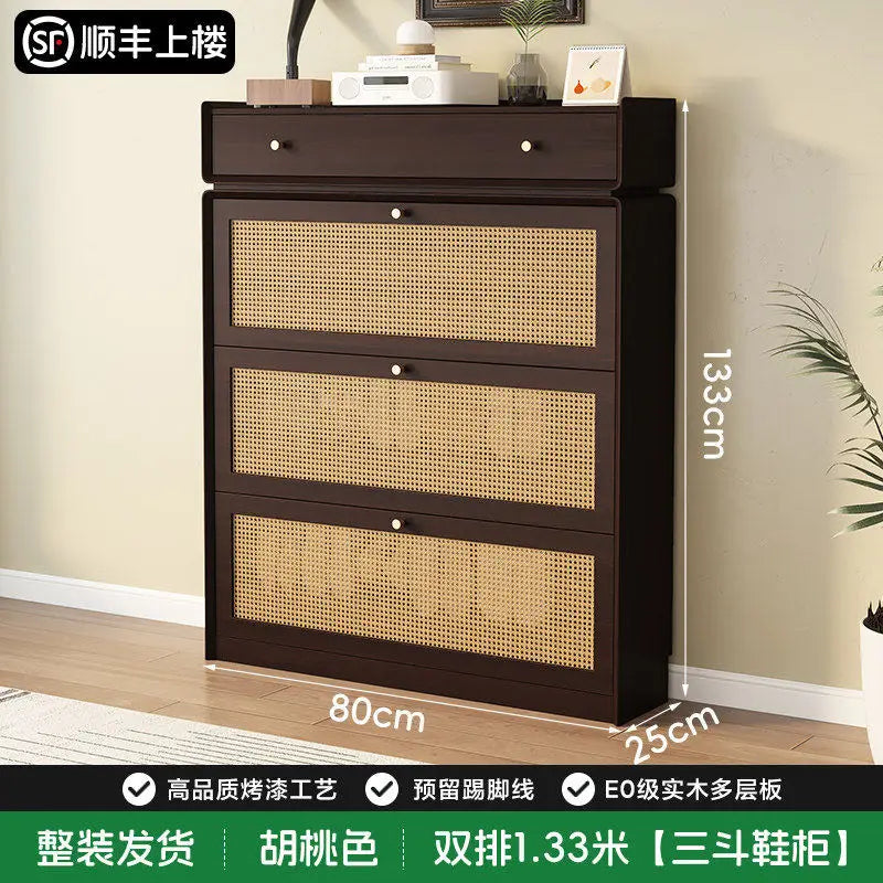 Narrow Corner Shoe Storage Cabinet
