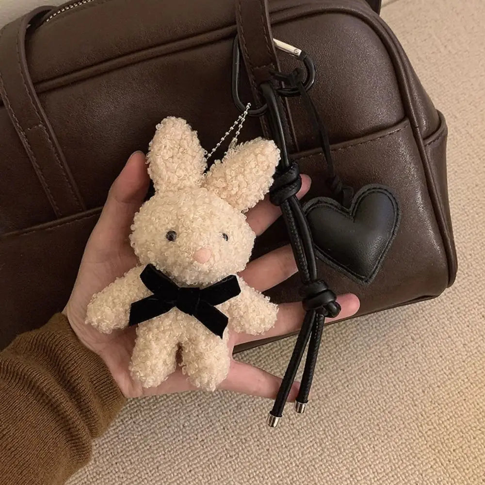 Plush Bunny Bag Charm Keychain