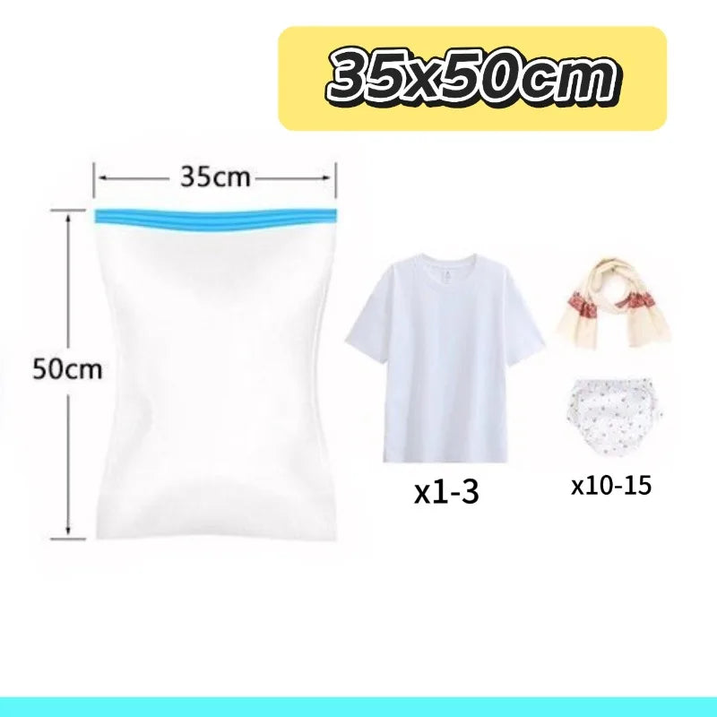 Reusable Roll-Up Travel Compression Storage Bag