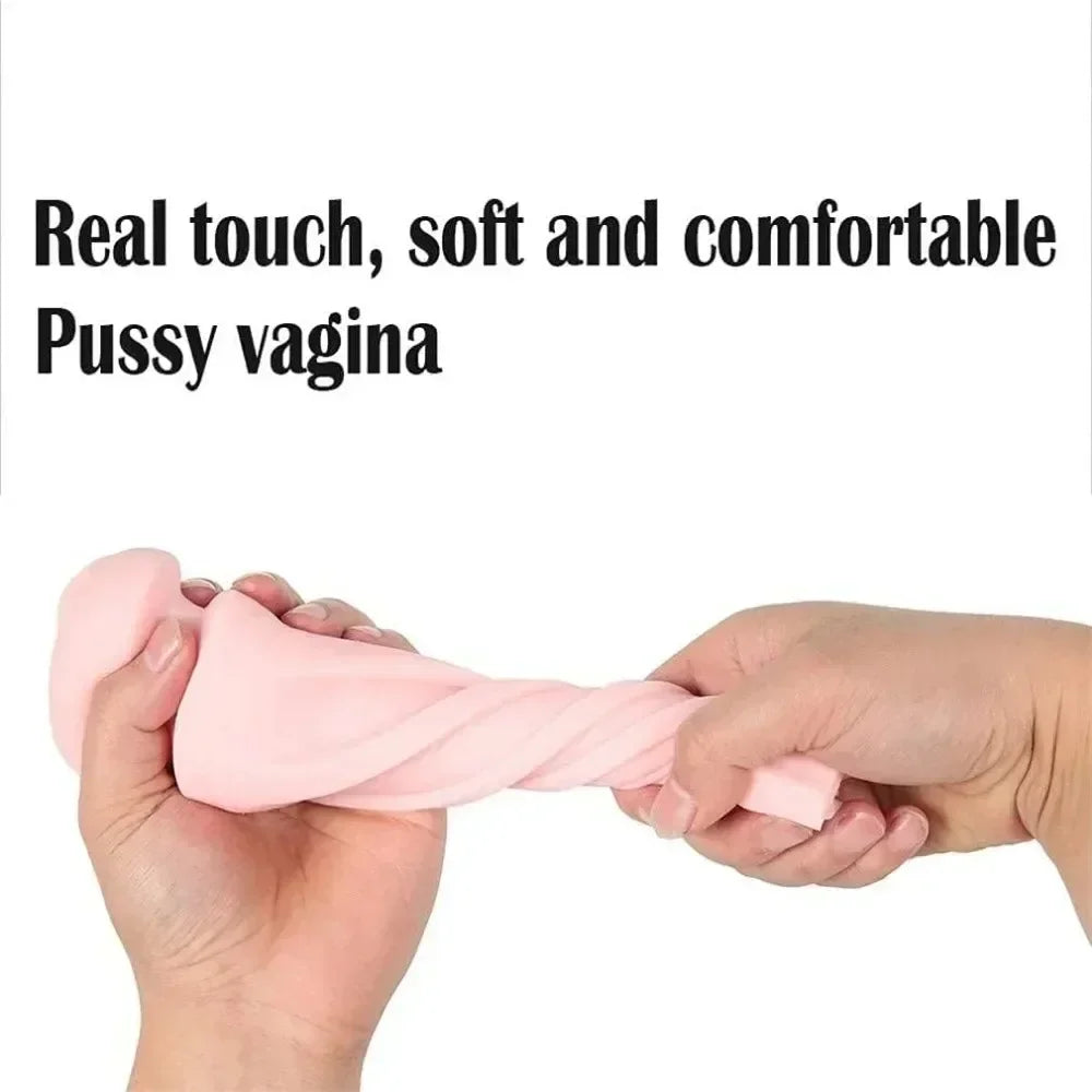 5D Soft Silicone Male Masturbator Cup