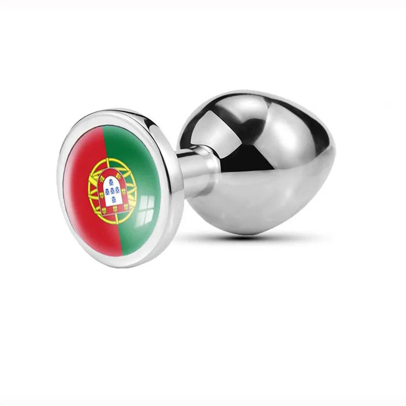Waterproof Stainless Steel Jewelry Anal Plug