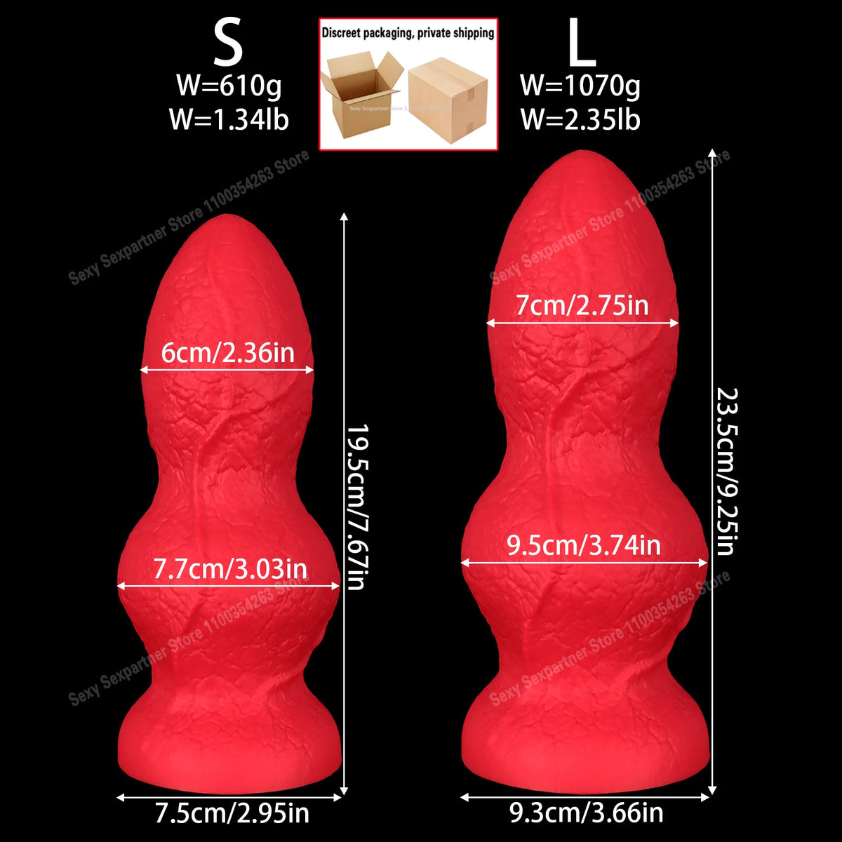 Rotating Bolt-Style Silicone Anal Plug