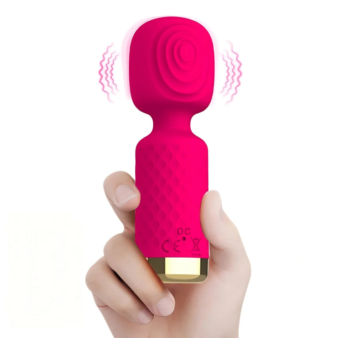 Rechargeable Mini Quiet Wand Vibrator
