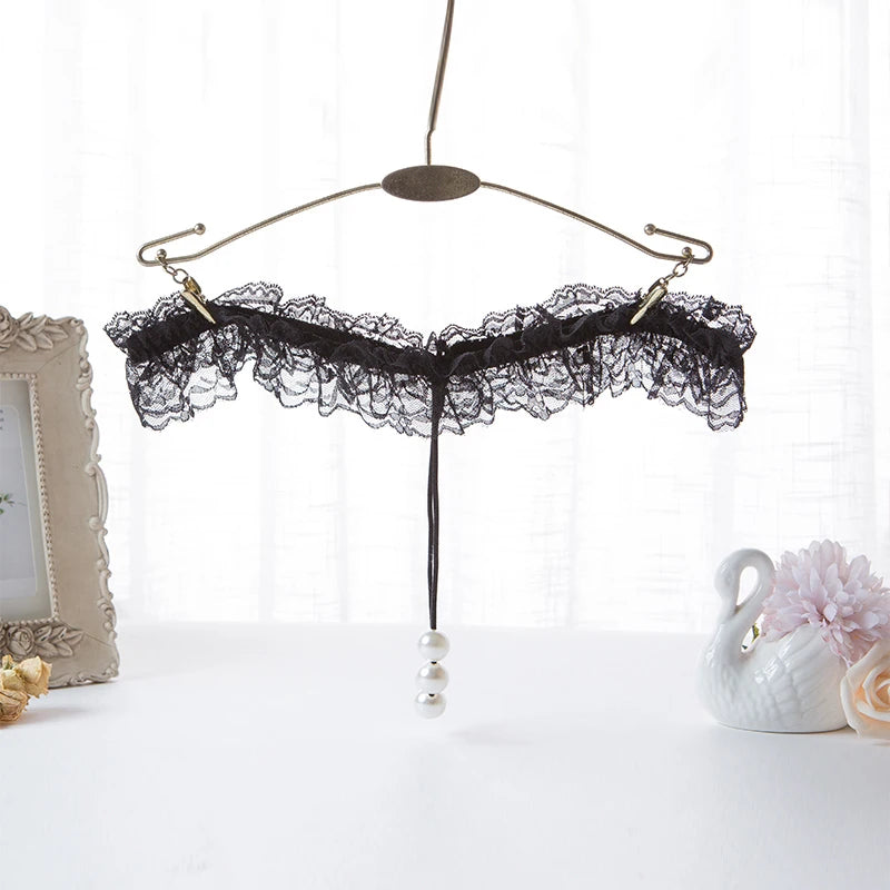 Sexy Lace G String Underwear Women Embroidery Low Waist Thongs Hollow G-String Panties Intimates Underpants