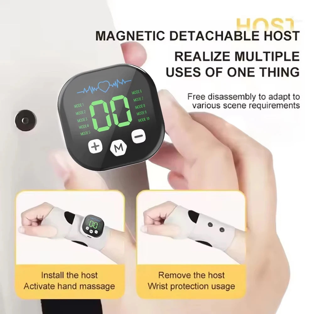 Rechargeable Hand & Wrist Massager – 10 Modes/29 Levels