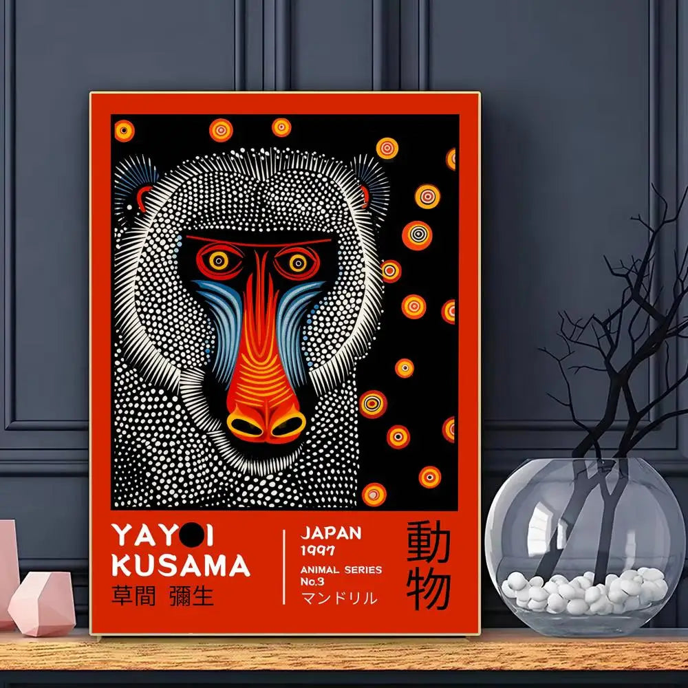 Yayoi Kusama Minimalist Wall Art Print