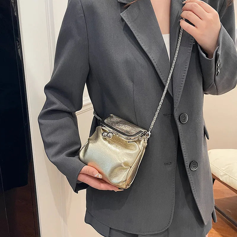 Korean Vintage Mini Square Crossbody Bag