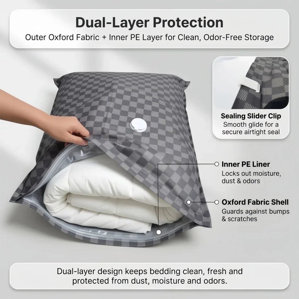 Vacuum Compression Storage Bags for Travel