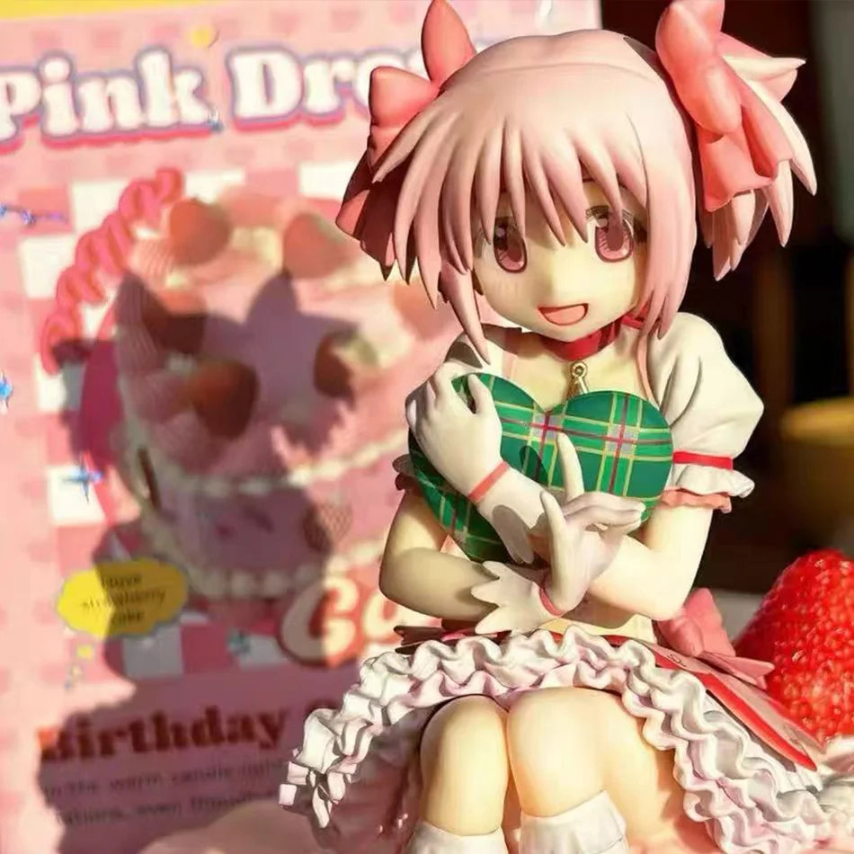 Puella Magi Madoka Magica Kaname Madoka Anime Figurine Desktop Ornament Exquisite Collection Otaku Gift Anime Character Model
