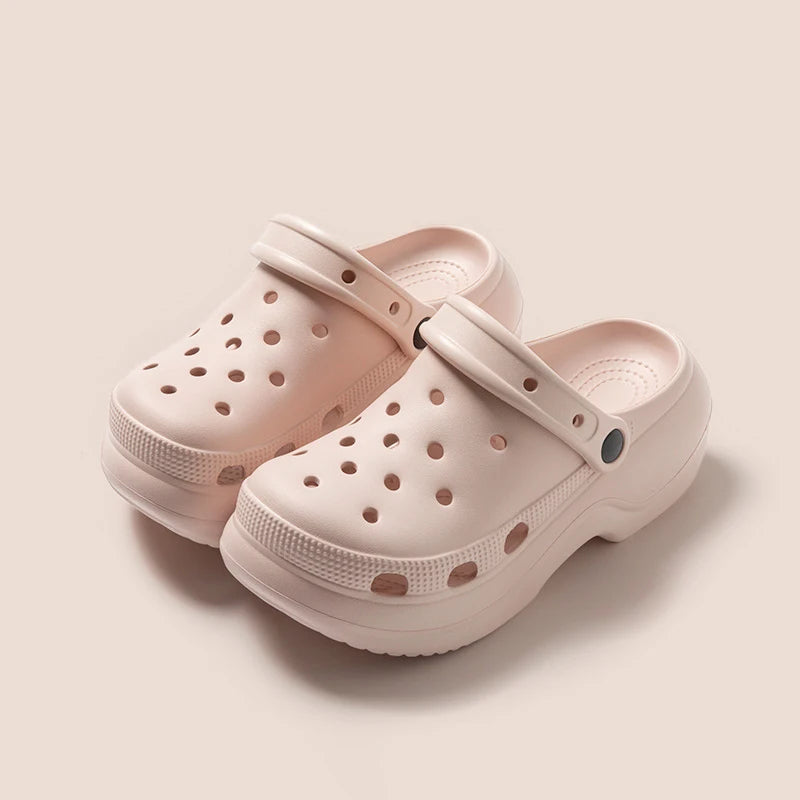 Platform Slippers Women Home Clogs Summer Brand Designer Shoes Girls Casual Indoor Outdoor Sandals Wedges Soft Non-Slip Slides