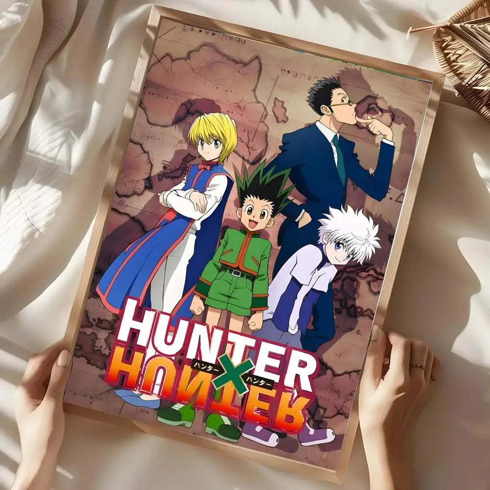 Anime H-Hunter x Hunter Poster Wall art print art suitable for living room bedroom bar parlor home decoration gift