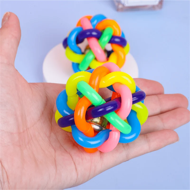 Colorful Bell Interactive Dog Toy