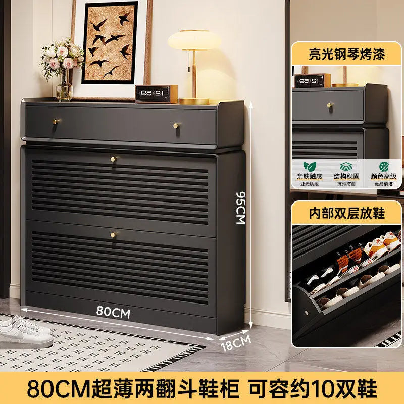 Narrow Corner Shoe Storage Cabinet