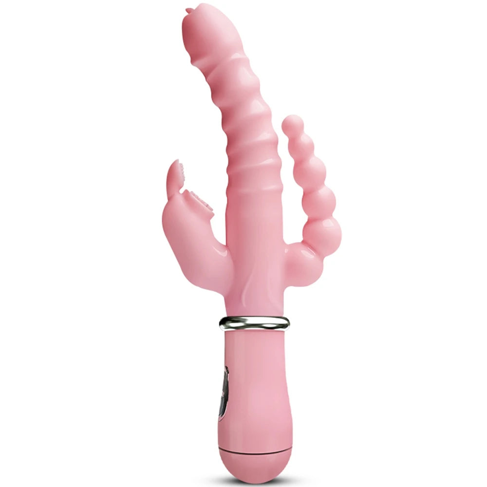 Rabbit Vibrator with Clitoral Suction