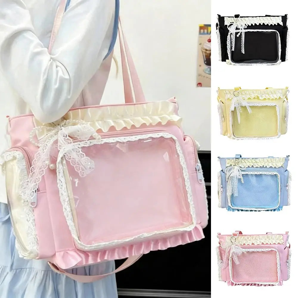 Japanese Transparent Ita Crossbody Bag