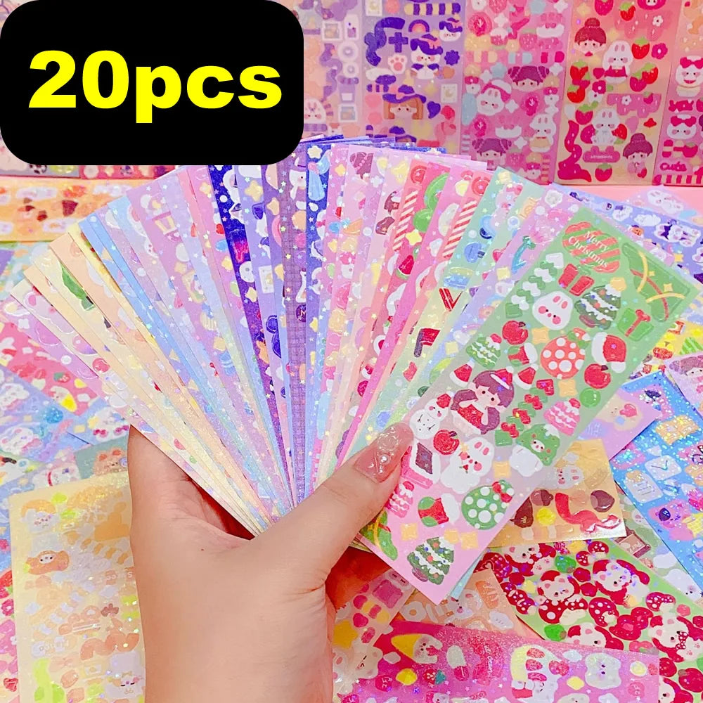 Kawaii Paper Stickers for Journals & Scrapbooks