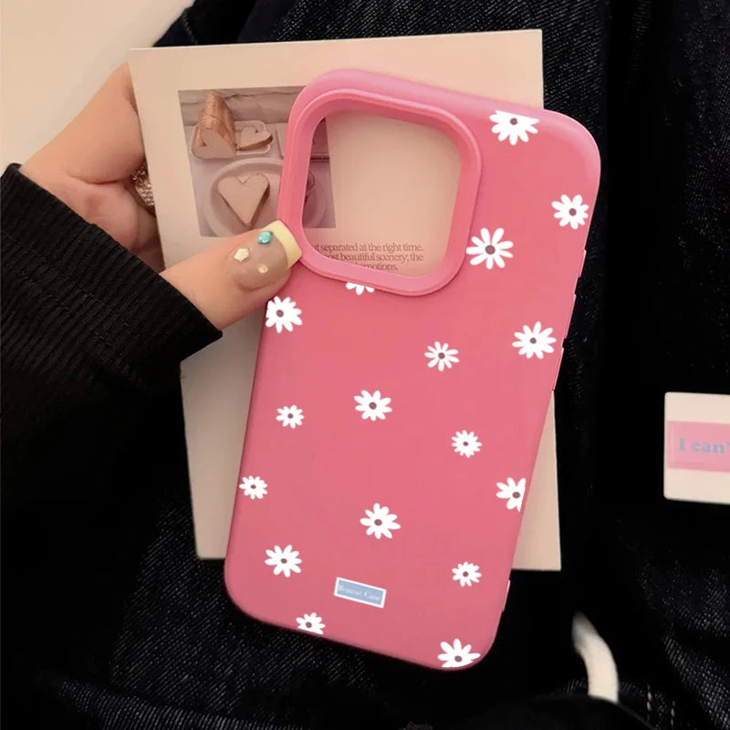 Daisy Flower Shockproof Phone Case for iPhone