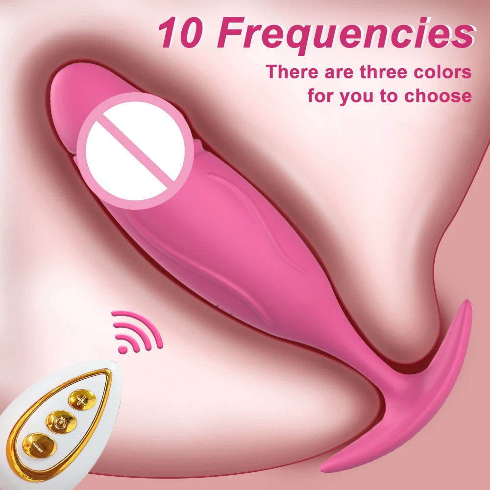 Remote-Control Vibrating Anal Plug