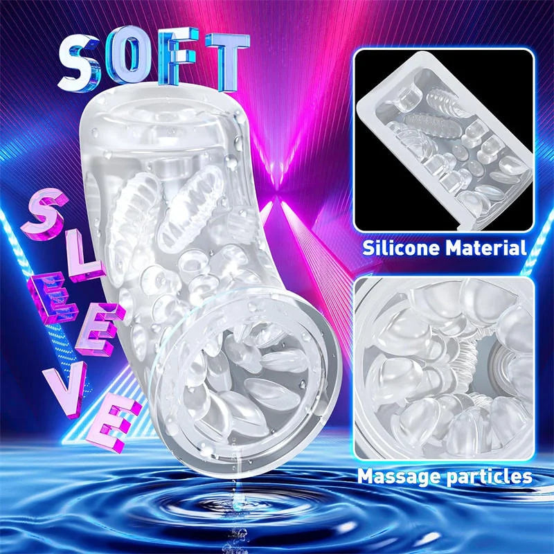 Automatic Male Stroker with Ambient Lighting