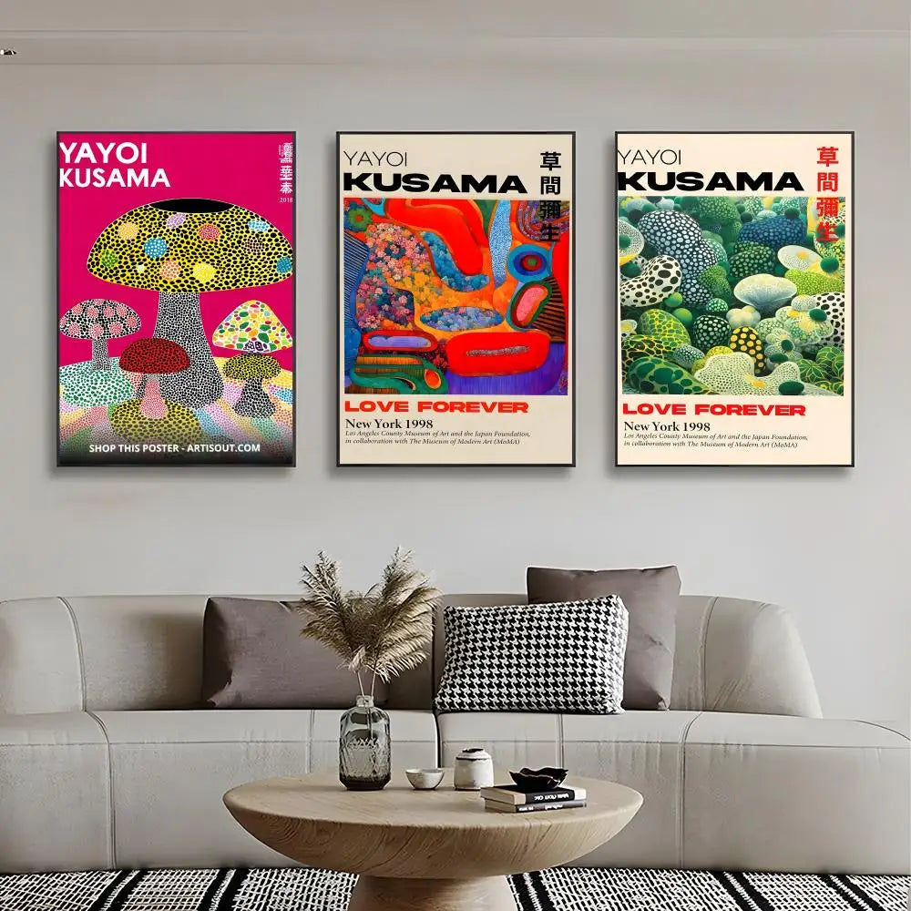 Yayoi Kusama Waterproof Wall Art Poster